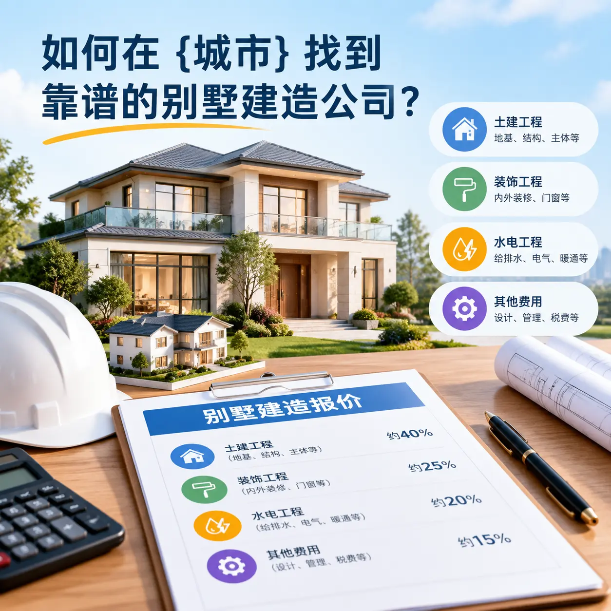 如何在 黔西南 找到靠谱的别墅建造公司？