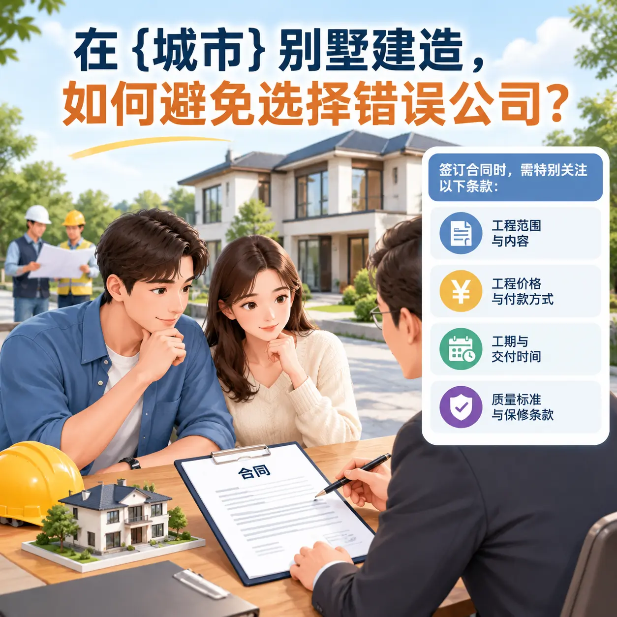 在 黔西南 别墅建造,如何避免选择错误公司?