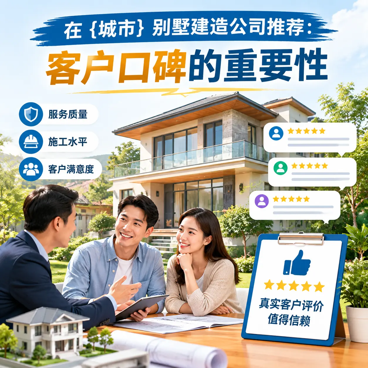 在 黔西南 别墅建造公司推荐：客户口碑的重要性