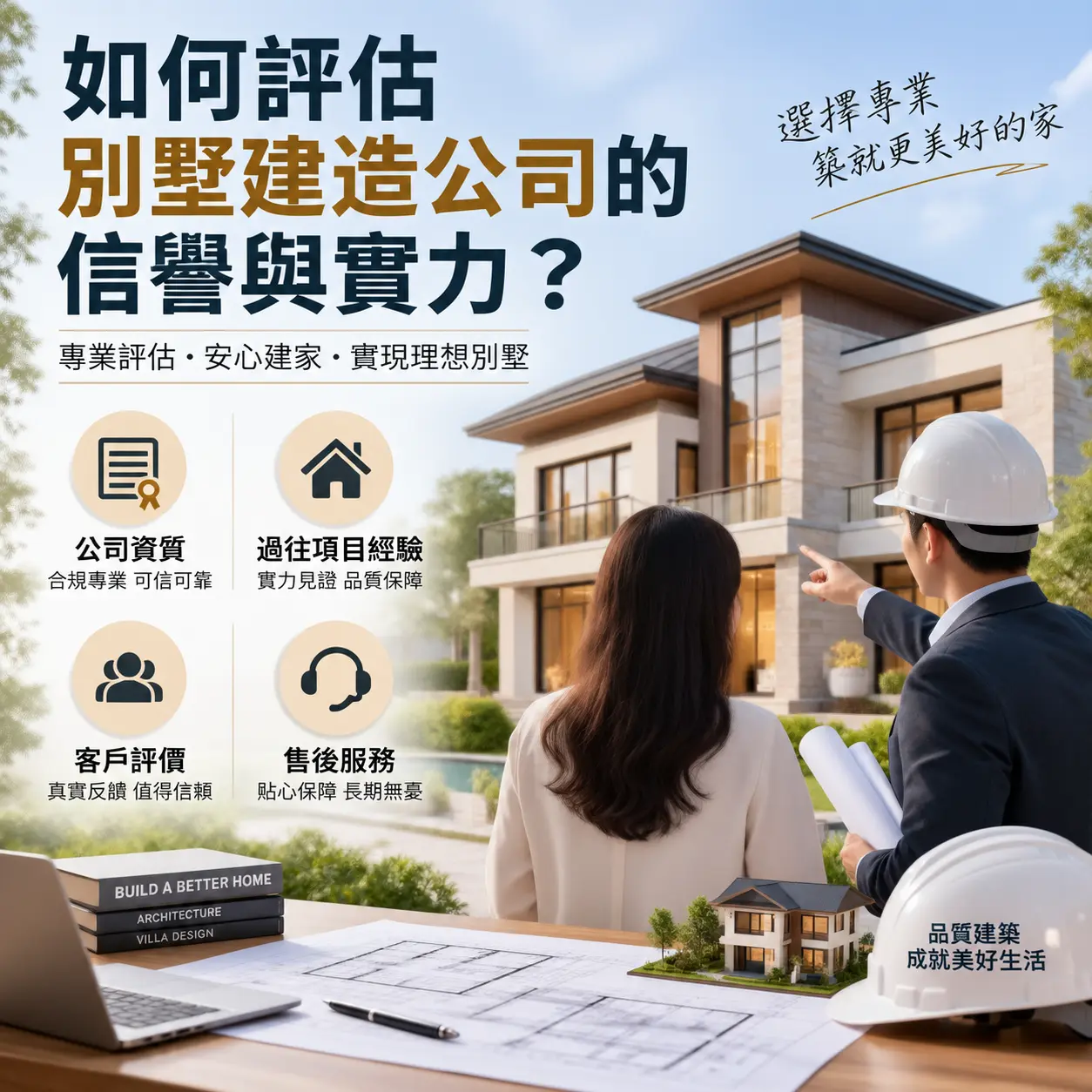 如何评估 黔西南 别墅建造公司的信誉与实力？
