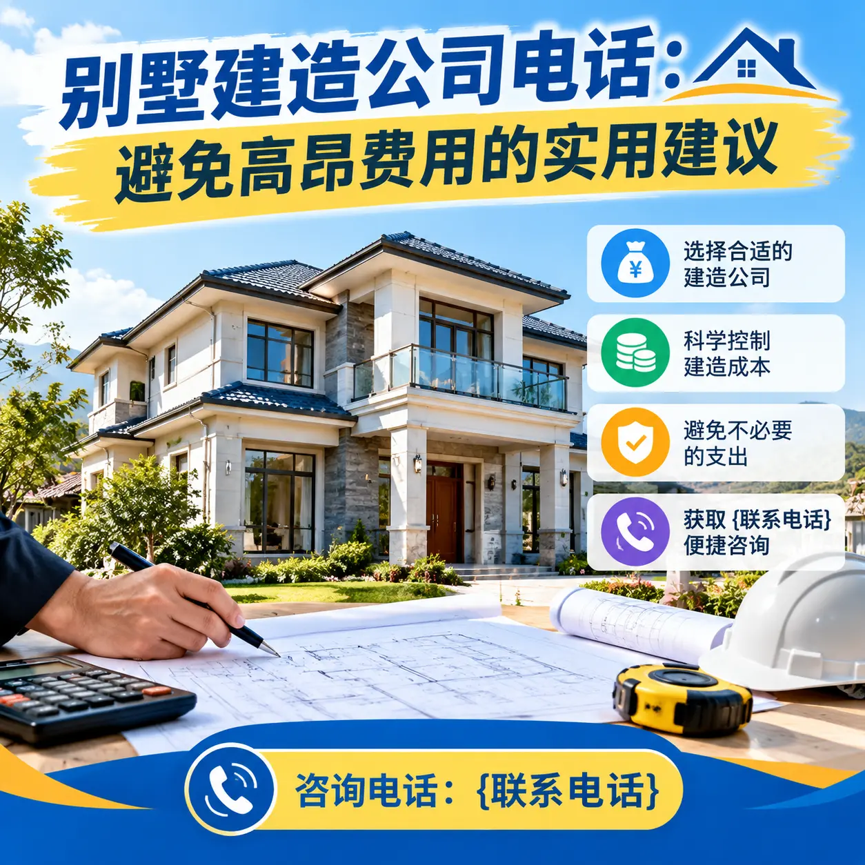黔西南别墅建造公司电话:避免高昂费用的实用建议