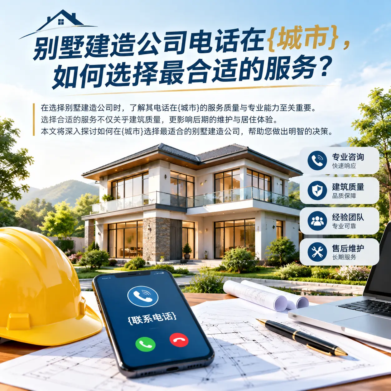 别墅建造公司电话在黔西南，如何选择最合适的服务？
