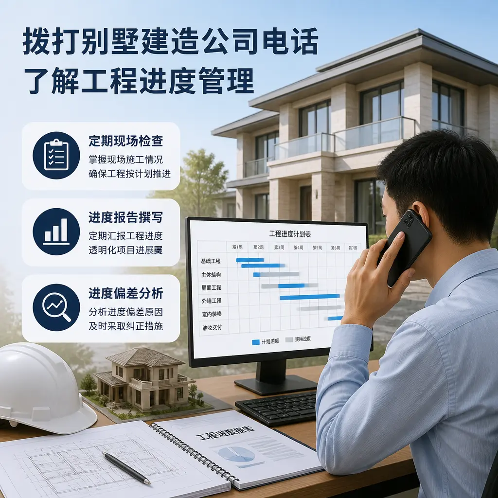 拨打黔西南别墅建造公司电话，了解工程进度管理