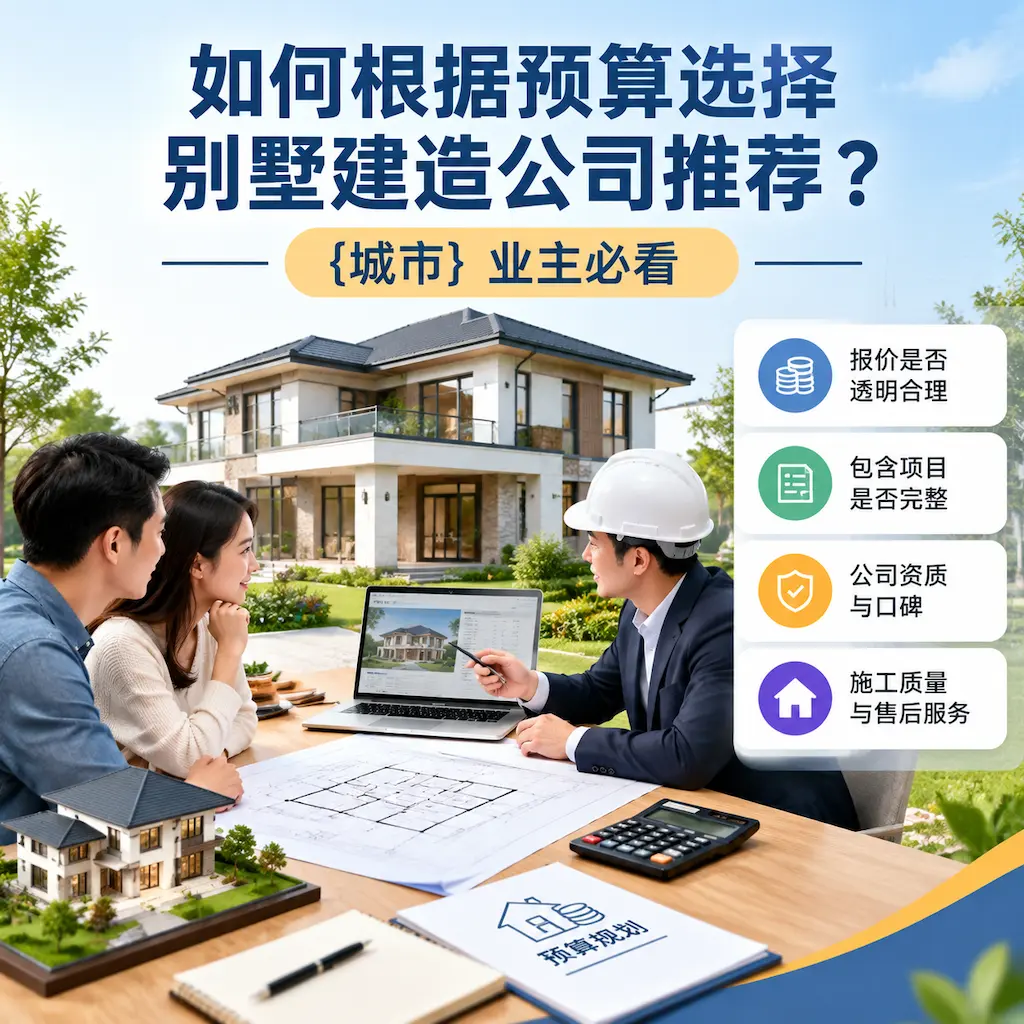 如何根据预算选择别墅建造公司推荐？ 黔西南 业主必看
